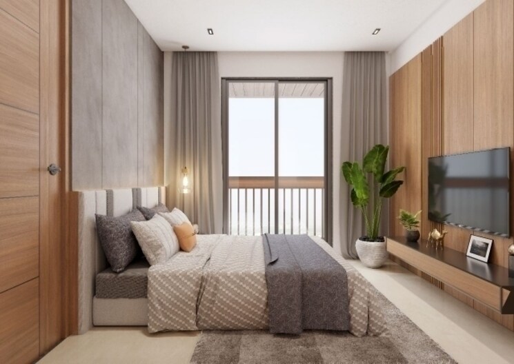 Bedroom, space-37-grandstand 3 Bedroom 1350 Sq.Ft. Apartment In Baner Pune 7758080