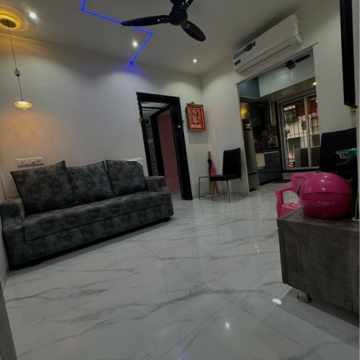 Living Room in 2 BHK Apartment at Malad West – for Sale