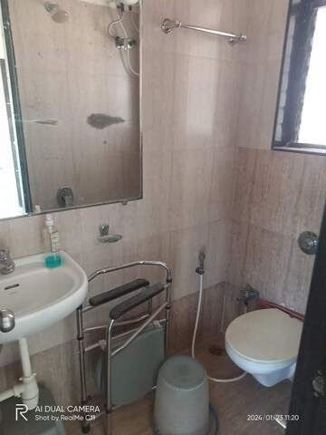 Bathroom in 1 BHK Apartment at Mahavir Kanti Avenue, Nalasopara East – for Sale