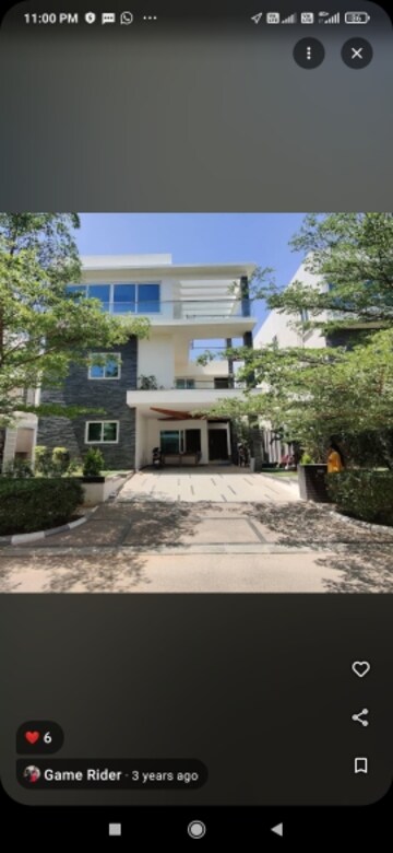 4 BHK Villa – Exterior View View at Vasantha City, Hi Tech City - for Rent