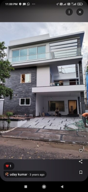 4 BHK Villa – Exterior View View at Vasantha City, Hi Tech City - for Rent