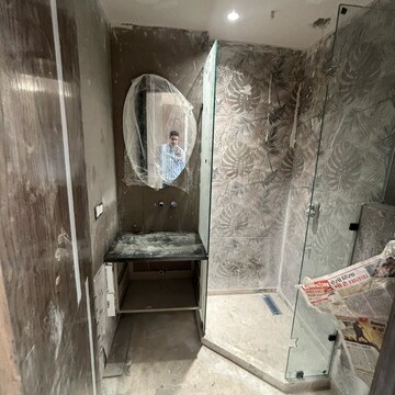 Bathroom in 3 BHK Builder Floor at Sarvapriya Vihar – for Sale