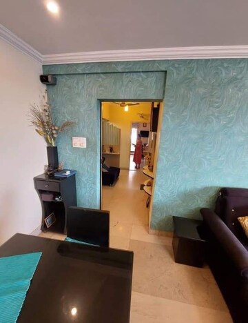 Living Room in 1 BHK Apartment at Karma Heights, Vasai East – for Sale