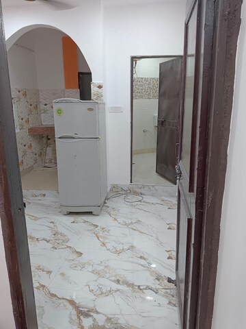 Bathroom in 1.5 BHK Builder Floor at Lajpat Nagar – for Rent