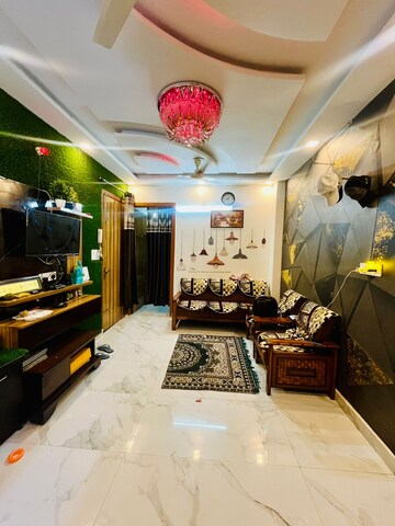 Living Room in 2 BHK Builder Floor at Dwarka Mor – for Rent