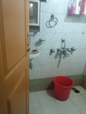 Bathroom in 2 BHK Apartment at Giri Govind Apartment, Kopar Khairane – for Rent