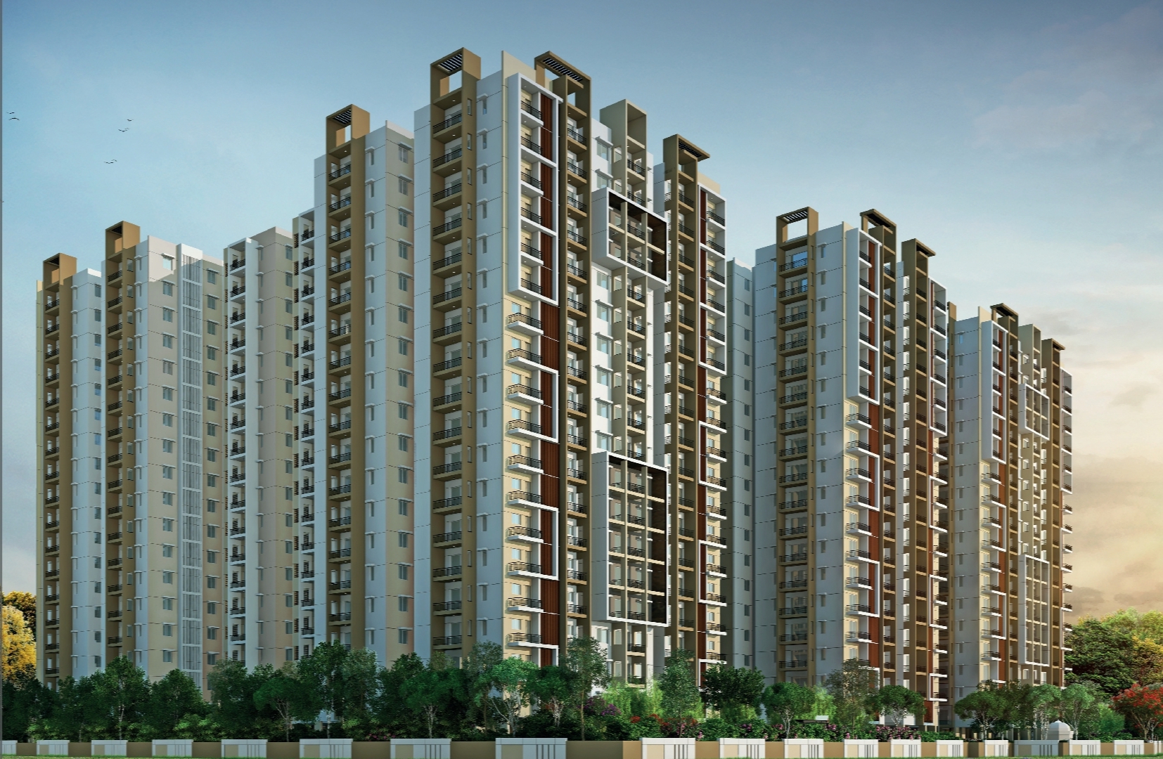 3 BHK + Pooja Room Apartment For Sale in Gem Nakshatra