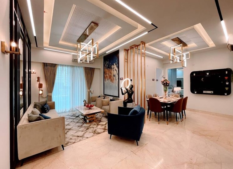Living Room, kamal-the-wave 2 Bedroom 520 Sq.Ft. Apartment In Wakad Pune 7762406