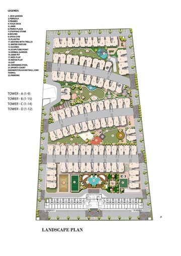 Master Plan in 1 BHK Apartment at Nimbus The Palm Village, Sector 22a Yamuna Expressway – for Sale