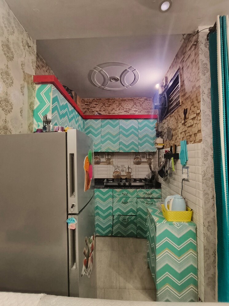 Kitchen, dwarka mor 1 Bedroom 405 Sq.Ft. Builder Floor In Dwarka Mor Delhi 7743177