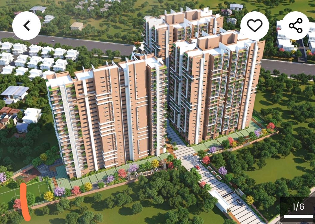 3 BHK Apartment For Sale in Poulomi Avante