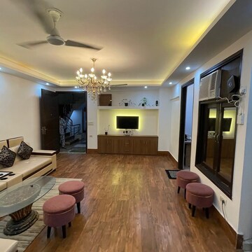 Living Room in 3 BHK Builder Floor at Chattarpur – for Sale