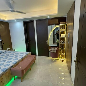 Living Room in 3 BHK Builder Floor at Chattarpur – for Sale