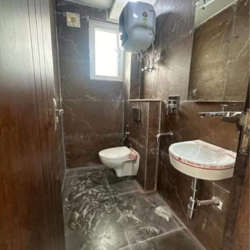 Bathroom in 3 BHK Builder Floor at Chattarpur – for Sale
