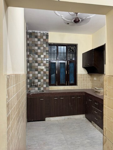 Kitchen in 3 BHK Builder Floor at Green Fields Colony – for Sale