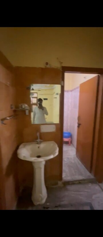 Bathroom in 2 BHK Builder Floor at Mehrauli – for Rent