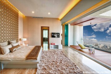 Bedroom in 4 BHK Apartment at Avighna One Avighna Park, Lower Parel – for Rent