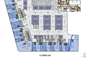 Floor Plan in  Shop at Ruparel Stardom, Malad West – for Sale