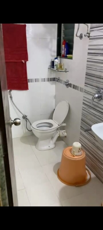 Bathroom in 2 BHK Apartment at Mahavir Kalpavruksha, Ghodbunder Road – for Sale