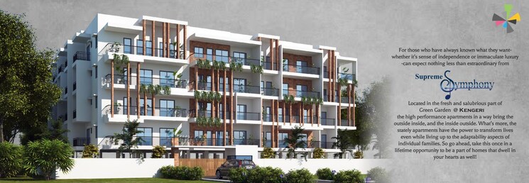 Exterior View, supreme-symphony 2 Bedroom 1190 Sq.Ft. Apartment In Kengeri Bangalore 7764431