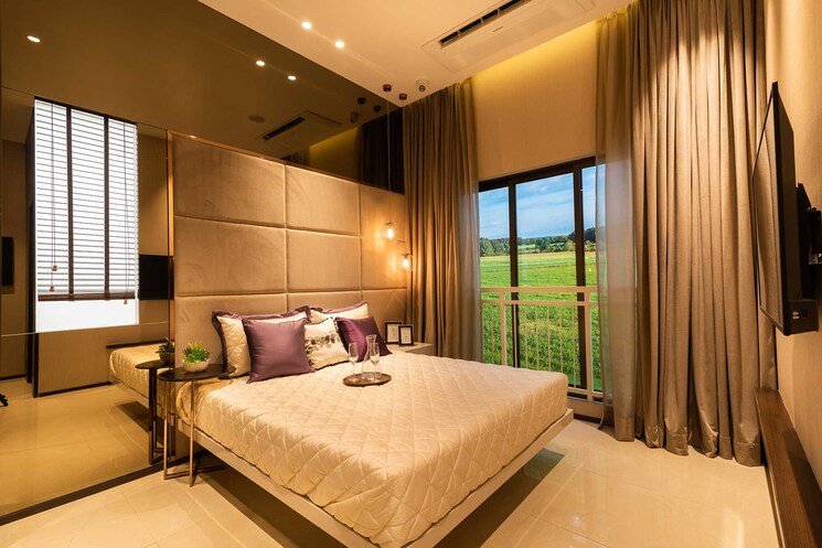 Bedroom, sunteck-maxxworld-4 3 Bedroom 751 Sq.Ft. Apartment In Naigaon East Palghar 7765054