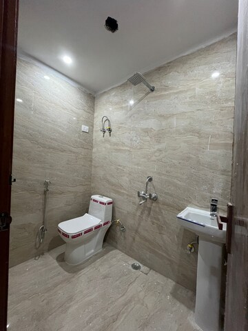 Bathroom in 3 BHK Builder Floor at Chattarpur – for Sale