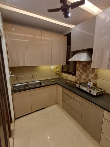 Kitchen in 3 BHK Builder Floor at East Patel Nagar – for Rent