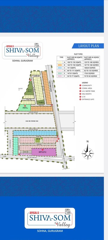  Plot – Exterior View View at Ansal Shiva Som Valley, Sohna Sector 2 - for Sale
