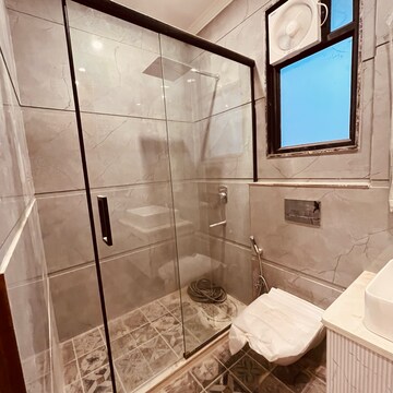 Bathroom in 4 BHK Builder Floor at Ansal API Esencia, Sector 67 – for Sale