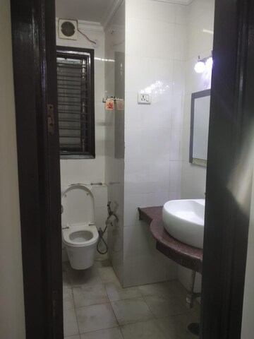 Bathroom in 3 BHK Builder Floor at Mehrauli – for Rent