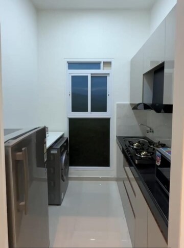 Kitchen in 1 BHK Apartment at Vihang Marina, Ghodbunder Road – for Sale