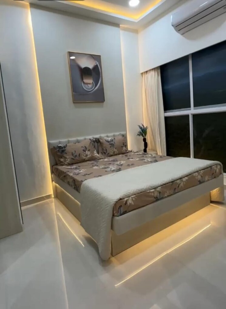 Bedroom, vihang-marina 1 Bedroom 400 Sq.Ft. Apartment In Ghodbunder Road Thane 7766664