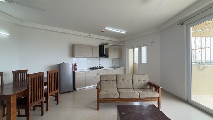 Kitchen, bhartiya-nikoo-homes-phase-2 3 Bedroom 1411 Sq.Ft. Apartment In Thanisandra Main Road Bangalore 7766913