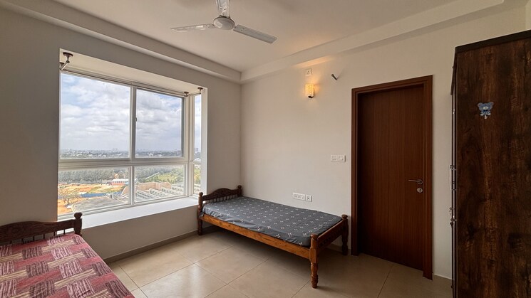 Living Room, bhartiya-nikoo-homes-phase-2 3 Bedroom 1411 Sq.Ft. Apartment In Thanisandra Main Road Bangalore 7766913