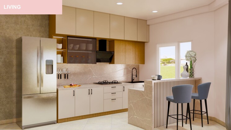 Kitchen, bhartiya-nikoo-homes-phase-2 3 Bedroom 1411 Sq.Ft. Apartment In Thanisandra Main Road Bangalore 7766913
