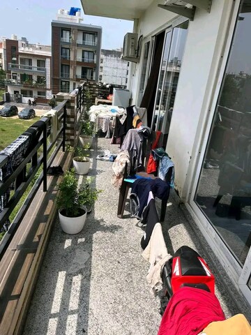 Balcony in 3.5 BHK Builder Floor at Ansal API Esencia, Sector 67 – for Sale