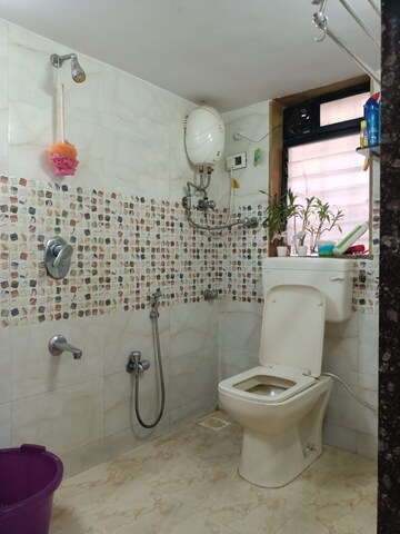 Bathroom in 2 BHK Apartment at Gala Pride Park, Manpada – for Sale