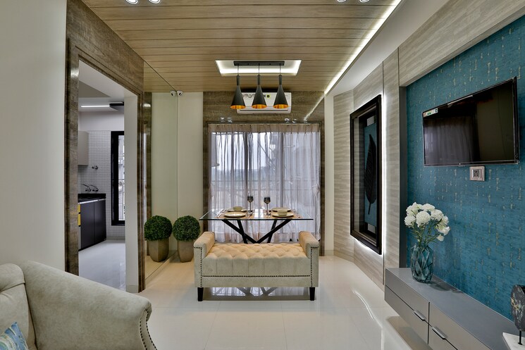 Living Room, shree-adinath-symphony-boisar 1 Bedroom 615 Sq.Ft. Builder Floor In Boisar Palghar 7767577