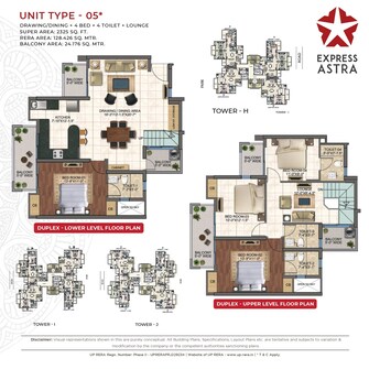 4 BHK Apartment For Resale in Express Astra Noida Ext Sector 1 Greater Noida  7767770