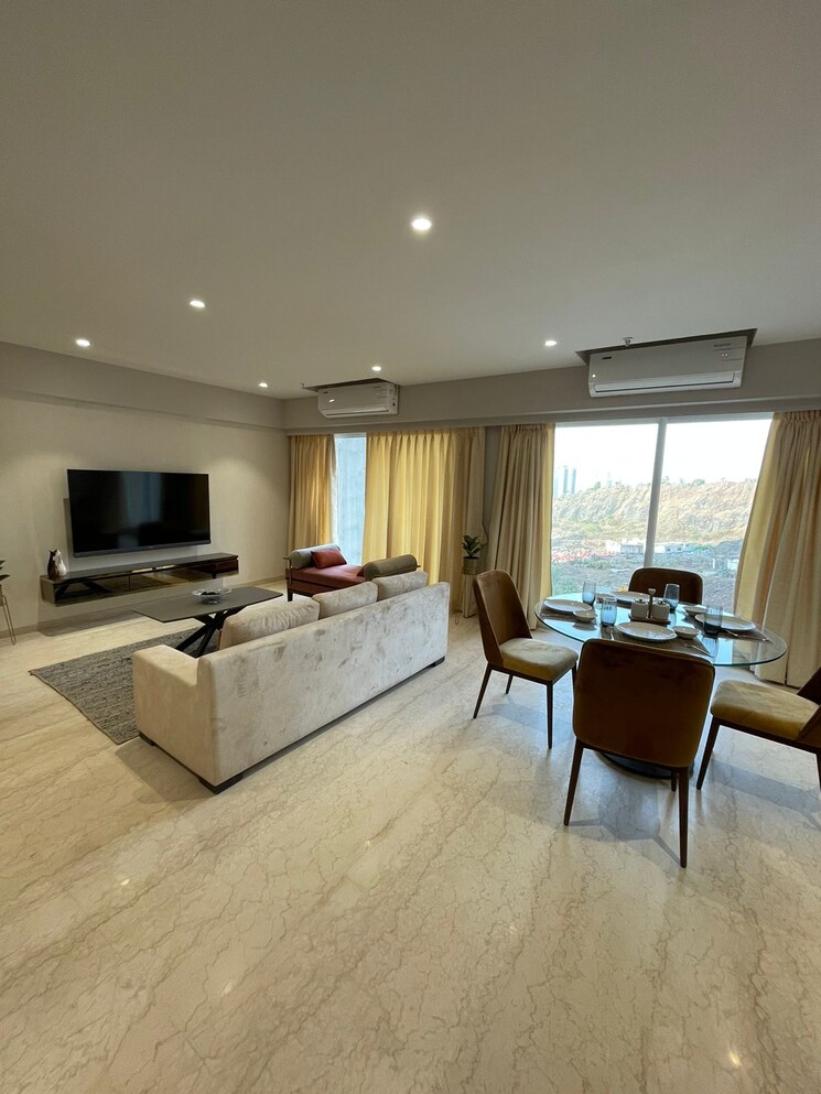 Living Room, kanakia-silicon-valley 4 Bedroom 2001 Sq.Ft. Apartment In Powai Mumbai 7768009