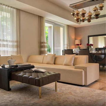 Living Room in 4 BHK Apartment at Conscient Heritage Max, Sector 102 – for Sale
