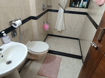 Bathroom in 2 BHK Apartment at Le Fonz Apartment, Bandra West – for Rent