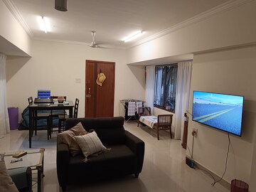 Living Room in 2 BHK Apartment at Le Fonz Apartment, Bandra West – for Rent