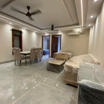 Living Room in 3 BHK Builder Floor at Chattarpur – for Sale