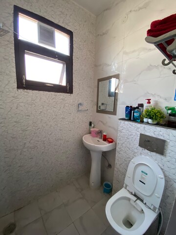 Bathroom in 3 BHK Apartment at MS Enclave Zirakpur, Dhakoli Village – for Sale