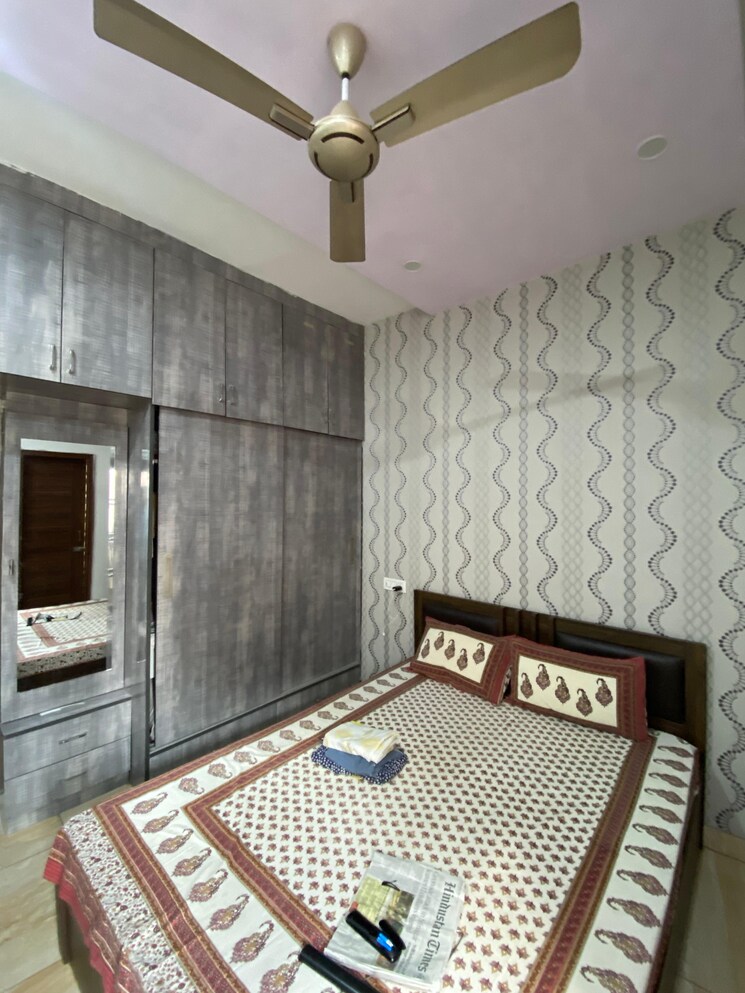 Bedroom, ms-enclave-zirakpur 3 Bedroom 1100 Sq.Ft. Apartment In Dhakoli Village Zirakpur 7768720