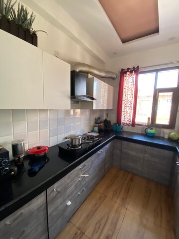 Kitchen in 3 BHK Apartment at MS Enclave Zirakpur, Dhakoli Village – for Sale