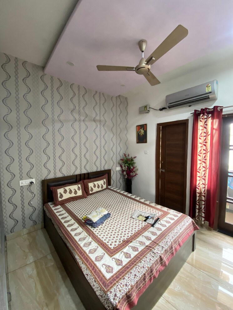 Bedroom, ms-enclave-zirakpur 3 Bedroom 1100 Sq.Ft. Apartment In Dhakoli Village Zirakpur 7768720