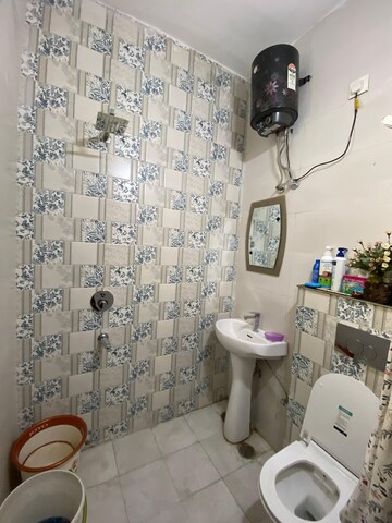 Bathroom in 3 BHK Apartment at MS Enclave Zirakpur, Dhakoli Village – for Sale