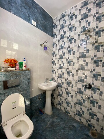 Bathroom in 3 BHK Apartment at MS Enclave Zirakpur, Dhakoli Village – for Sale